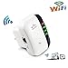 300 Mbps WiFi Range Extender Wireless-N Repeater WiFi Booster Network Adapter Enhance Signal strength Access Point Full Signal Coverage Repeater/AP Modes Comply 802.11 b/g/n with WPS(US Plug)