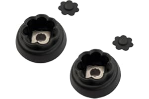 Wooswen 2Set Blender Blade Drive Wheel 7 Gear for Monsieur Cuisine SKMK 1200 C2 / C3 / D4 / E5 Guide Coupling