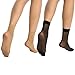 Manzi Women's Sheer Stockings Tights Opaque Control Top Pantyhose，Black Nude(Two Pair)（10D-400D） (One Size, Ankle High)