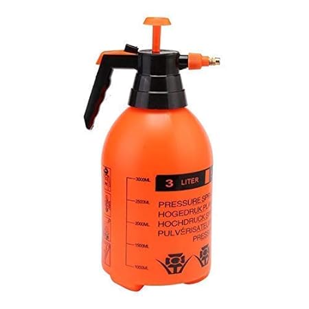 Boriva Garden Pump Pressure Sprayer,Lawn Sprinkler,Water Mister,Spray Bottle for Herbicides, Pesticides, Fertilizers, Plants Flowers 2 Liter Capacity - Random Color