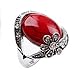 Ca Flower Style Red Synthetic-Turquoise Fashion Women's Ring Jewelry (9)