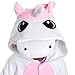 Silver Lilly Kids Unicorn Animal Costume - Childrens Plush One Piece Pajamas