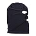 TiaoBug Unisex Blindfold Mask Spandex Eye Face Open Mouth Hood Head Bondage Mask Open Eye Open Mouth One Size