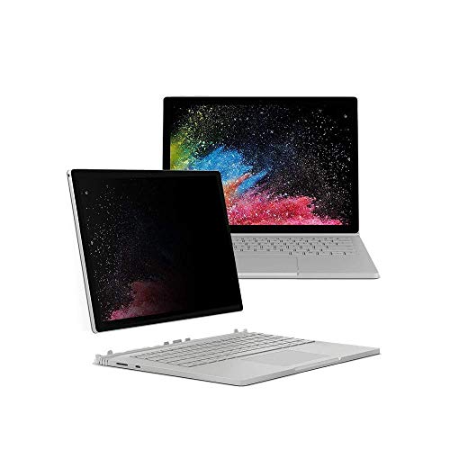 GeckoCare Easy On/Off Removable Privacy Screen Filter for Microsoft Surface Book 2-15 inch/Surface Book 15 inch