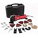 Hi-Spec 2.5A (300w) Oscillating Multi-Tool with Keyless Tool Changing, 38pc Accessory Kit and Variable Speed Switch for Sanding, Grinding, Cutting, Removing Grout and Stains - Power Tool