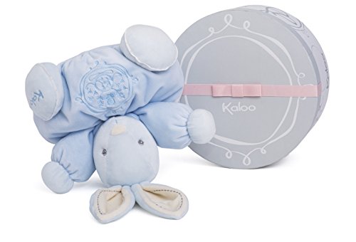 Kaloo Perle Plush Toys, Blue Chubby Rabbit, Medium