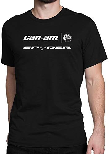 HELUXUEA Men's Can Am Spyder Logo T Shirts Black