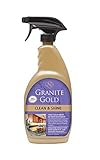 Granite Gold Clean And Shine Spray - Polishes And Deep Cleans Natural Stone Surfaces - 24 Ounces