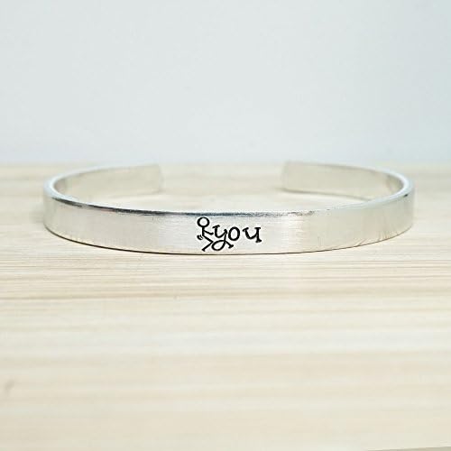 F*ck You Stamped Cuff Bracelet