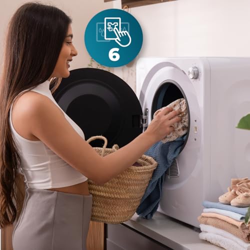 Mini Sèche-Linge à Évacuation 2,5 kg Bolero DressCode Dry 3150V. 950 W, 6 Programmes, Programme ECO, Commande Knob Intuitive, Séchage Rapide et Efficace, Idéal pour les Petits Espaces, Blanc