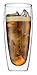 Bodum Pavina 22-Ounce Double-Wall Thermo Iced-Tea Glass, Set of 2