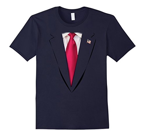 USA President Trump Suit Tshirt Halloween Costume Funny Gift