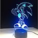 Anime Sonic The Hedgehog Figure 3D Led Table Lamp Flash Effect 7 Colorful Acrylic Visual Illusion USB Led Lights Kids Sleep Lamp