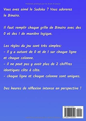 Binairo Le Nouveau Jeu De Reflexion Addictif 300 Grilles Faciles Pour Les Debutants Avec Les Solutions Volume 3 Grand Format French Edition Puzzles Books Edition Amazon Com Books