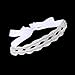 BABEYOND Elegant Luxury Handmade Crystal Rhinestone Jewelry Beads Bridal Wedding Evening Pageants Proms Birthday Christmas Gift Headband Satin Ribbon Hairband Headwrap Hair Band Accessory White