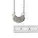 Dissent Pins RBG Dissent Collar Gold Necklace - I Dissent Pendant Necklace - Ruth Bader Ginsburg's Dissent Collar - Necklaces for Women, Silvertone, 16