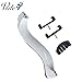 VALE Adjustable Violin Shoulder Rest with Free Violin Mute - White