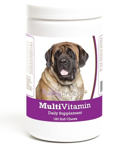 Healthy Breeds Mastiff Multivitamin Soft Chew for Dogs 180 Count