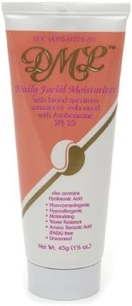 DML Daily Facial Moisturizer SPF 25 1.5 oz Pack of 4 by DML