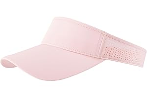 FEICUI Women's Sun Sports Visor Adjustable Empty Top Baseball Cap Athletic Performance Outdoor Hat