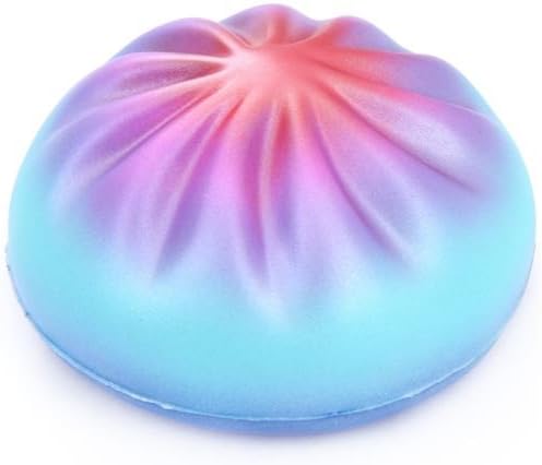 Cute colorful galaxy steam bun squishy kawaii