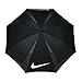 Nike 62 Inch Windsheer Lite Golf Umbrella (Black/White/Dark Grey)