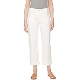 Buffalo David Bitton Ladies' High-Rise Brigette Soft Stretch Crop Pant (US, Numeric, 12, Regular, Regular, White)