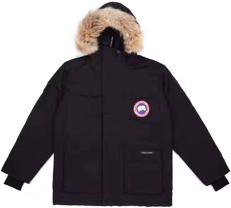 Men's Down Jacket Goose Expedition Parka Fusion FIT Print Canadian Coat
