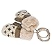 DZT1968 1 Pair Winter Baby Cute Thick Gloves Mittens With String (0-12 Months) (Beige)