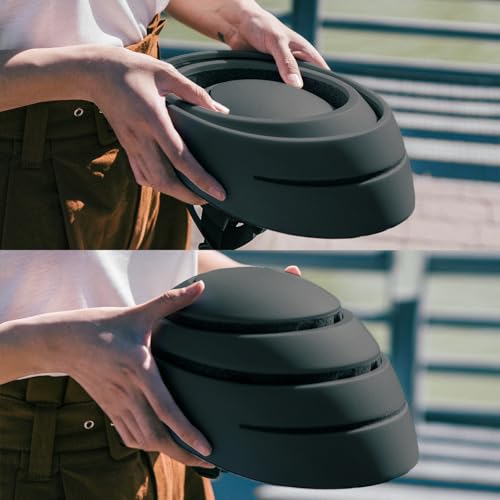 CLOSCA. Folding Helmet for Bicycle and Electric Scooter, Lightweight, Compact and Approved. Unisex Urban Design for Men and Women. Adult Bike Helmet for Cycling and City.