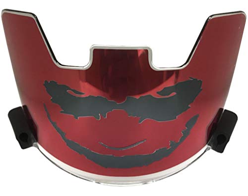 Soldier Sports Joker Visor - Red/Black (Universal, Black/Red)