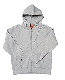 Rich Cotton Pull Over Hoodie (Grey, X-Large)
