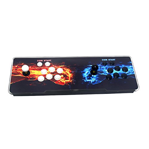 Wisamic Pandora's Box 4S Double Stick Arcade Video Game Console 800 Games, 1280x720 Full HD, 2 Players with HDMI and VGA Output