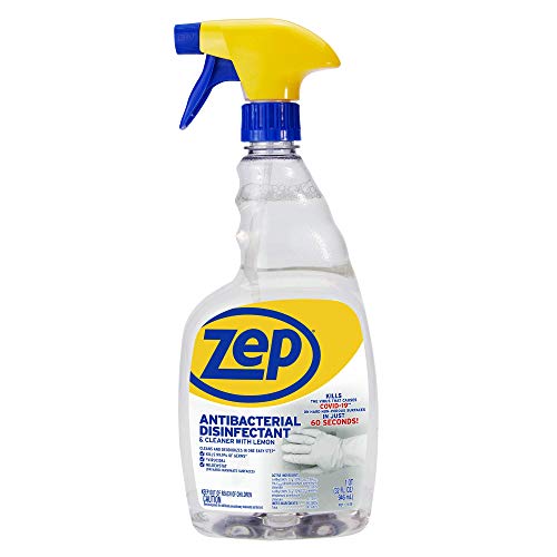 Zep Antibacterial Disinfectant Spray with Lemon 32 Ounce ZUBAC32 (Case
