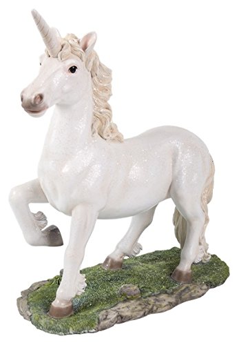 Vivid Arts BG-UNIC-B Mythical Unicorn Ornament, White, B Size