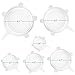 SMARTAKE Silicone Stretch Lids Seal Food Saver Cover, Various of Sizes, 6-pack