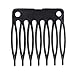 combs plastic clips convenient for hair full lace wigs cap accessories styling tools (black)