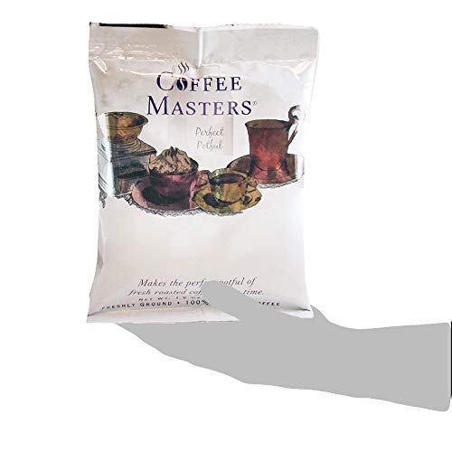 COFFEE MASTERS PERFECT POTFUL BUTTER PECAN GROUND COFFEE, 1.5-OUNCE PACKETS (PACK OF 12)
