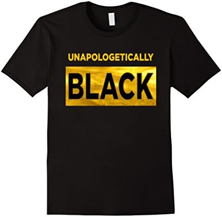 Mens UNAPOLOGETICALLY BLACK T-SHIRT PRIDE APPAREL Large Black
