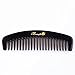 Hair Comb - Breezelike Wide Tooth Comb for Detangling - No Static Natural Black Buffalo Horn Comb for Women, Men & Kids