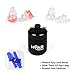 High Fidelity Reusable Earplugs by HearWard: Noise Reduction Ear Plugs for Sleeping, Concerts, Racing, Study & Travel – Smaller Earplugs & Water Blocking Swimming Ear Plugs Included