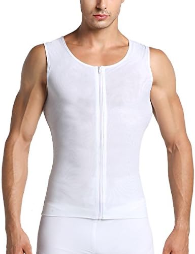 Gynecomastia Compression Hide Man Moobs Abdomen Slimming Chest Binders Tank Tops