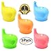 Silicone Sippy Lids for Kids/Toddlers/Babies, Makes any Cup a Spill-Proof Sippy cup, USA Lab Tested, BPA-Free, FDA Approved. (5-Pack)
