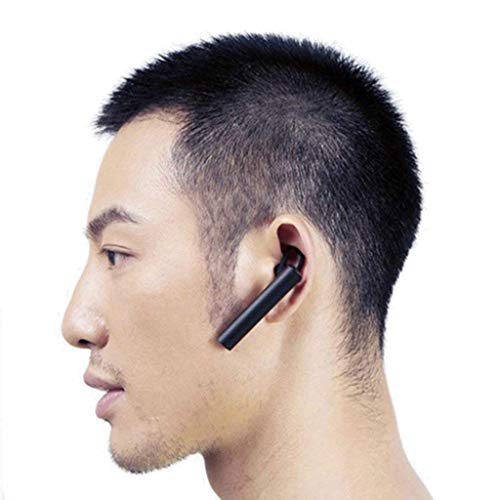 Replacement Silicone Ear Bud Gel Tips Cover Pads 10 PCS for Bluetooth in-Ear Headset Earpiece - Black
