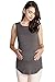 Sweet Mommy Bamboo Simple Maternity and Nursing Long Tank Top CHL