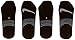 Nike Women's Everyday Plus Lightweight Training Footies (3 Pair), No Show Socks for Women with Anti-Slip Gripping, Black/White, S