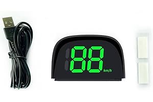 GoolRC Digital GPS Speedometer for Car, Kilometers/Miles Car Global Position System Speedometer Digital Display Speed Car HeadUp Display