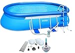 Intex 20' x 12' x 48" Oval Frame Pool Set w/ 1500 GPH Filter Pump & V-TRAP Vac