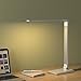 Aptoyu LED Dimmable Desk Lamp with 4 Lighting Modes (Studying, Reading, Relaxing, Sleeping) and 5 Level Dimming, Dual USB Charging Port for Home Office Study