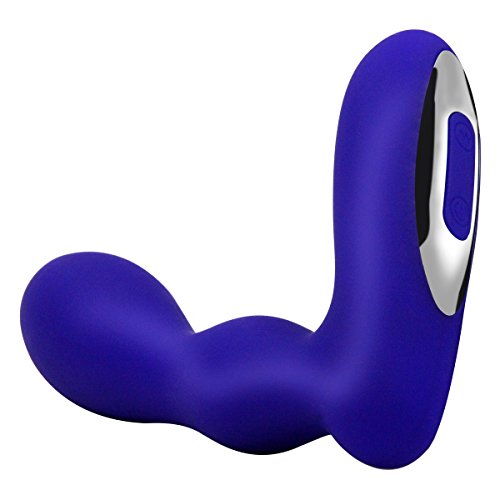 Rechargeable 12 speed silicone vibrating butt anal plug…